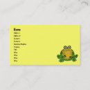 Buscar ranas tarjetas de visita Lindo