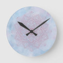 Buscar flor la mandala de relojes de pared Espiritual