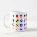 Buscar bandera náutica tazas General y unisex