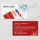 Buscar fuegos artificiales tarjetas de visita 4 de julio