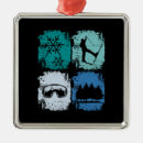 Buscar esquiador adornos Invierno