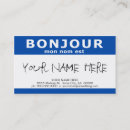 Buscar bonjour tarjetas de visita Para todos