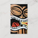 Buscar tiki tarjetas de visita Retro