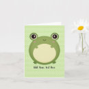 Buscar ranas lindas tarjetas Verde