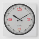 Buscar enmarcado relojes de pared Rojo