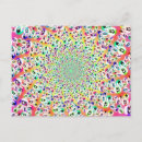 Buscar mandala del arco iris postales Patrón