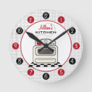 Buscar cocina roja relojes de pared Para ella