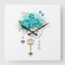 Buscar turquoise relojes de pared Gold