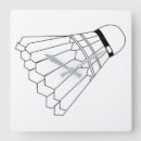 Buscar bádminton relojes de pared Deporte