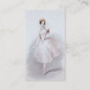 Buscar ballet tarjetas de visita Danza