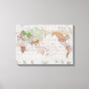 Buscar mapas del mundo lienzos Vintage