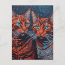 Buscar cats postales Felino
