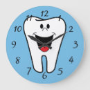 Buscar diente feliz relojes de pared Dentista