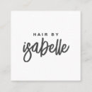 Buscar cabello estilo tarjetas de visita Elegante