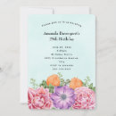 Buscar ramo invitaciones Flores de acuarela