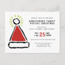 Buscar funny christmas invitaciones Rojo