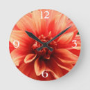 Buscar dalia relojes de pared Naranja
