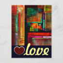 Buscar arte abstracto moderno postales General y unisex