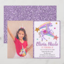 Buscar unicornio invitaciones de cumpleaños Acuarela