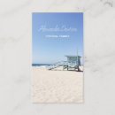 Buscar playa california de tarjetas de visita Verano