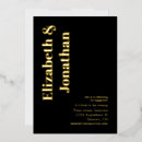 Buscar gótico fiesta compromiso invitaciones Oro