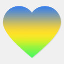 Buscar verde amarillo corazon pegatinas General y unisex