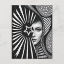 Buscar cara abstracta postales Abstracto