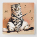 Buscar imagen del gato relojes de pared Gatos