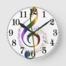 Buscar violín relojes de pared Moderno