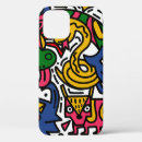Buscar doodle iphone fundas Negro