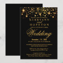 Buscar black and gold invitaciones Negro y dorado