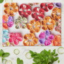 Buscar cosido paños de cocina Flores