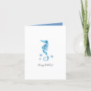 Buscar seahorse tarjetas Acuarela