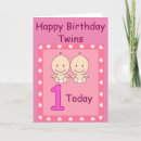 Buscar niñas gemelas tarjetas Bebés