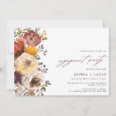 Buscar flores borgoña invitaciones Naranja