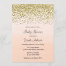 Buscar peach and gold invitaciones Oro