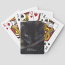 Buscar gato negro barajas de cartas Lindo