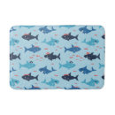 Buscar tiburón alfombrillas de baño Océano