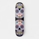 Buscar día mexicano los muertos de tablas de skate Calavera