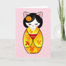 Buscar kokeshi tarjetas Kawaii