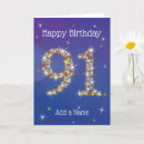 Buscar 91 años tarjetas Noventa y uno