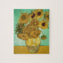 Buscar girasoles de van gogh puzzles Florero
