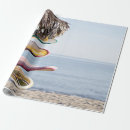 Buscar surfboard papel de regalo Océano