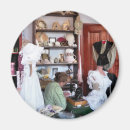 Buscar costurera imanes Vintage