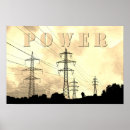 Buscar eléctrica posters Silueta