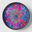 Buscar números coloridos relojes de pared General y unisex