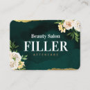 Buscar flores la primavera de tarjetas de visita Salón de belleza