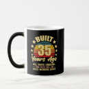 Buscar 35 años tazas Cumpleaños