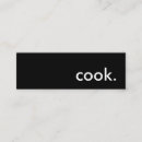 Buscar internacionales tarjetas de visita Cocinero