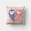 Buscar búhos del bebé cojines Pájaros